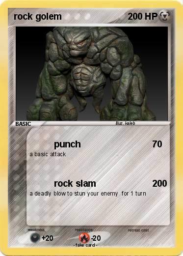 Pokemon rock golem