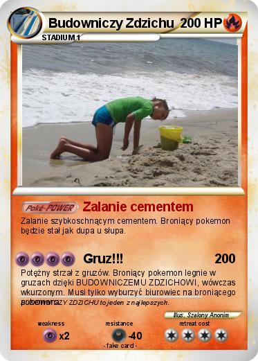 Pokemon Budowniczy Zdzichu