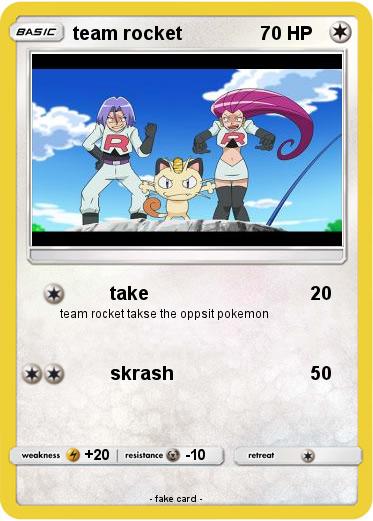 Pokemon team rocket