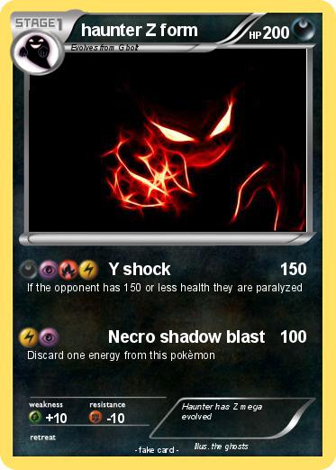 Pokemon haunter Z form