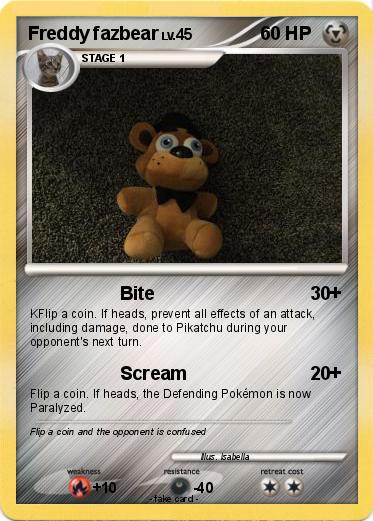 Pokemon Freddy fazbear