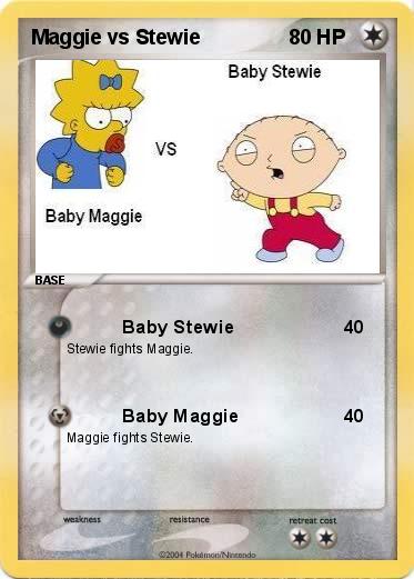 Pokemon Maggie vs Stewie