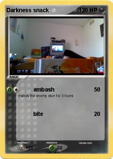 Pokemon Darkness snack