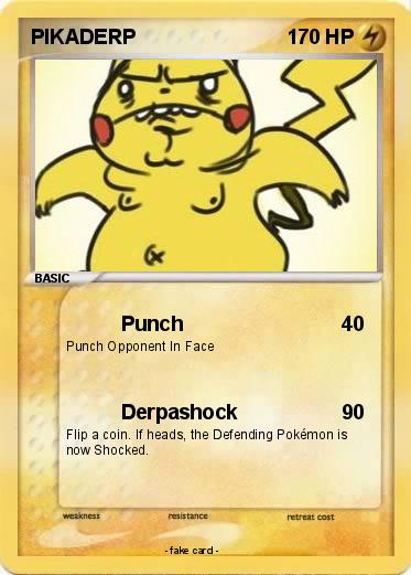 Pokemon PIKADERP