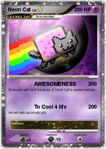 Pokemon Neon Cat