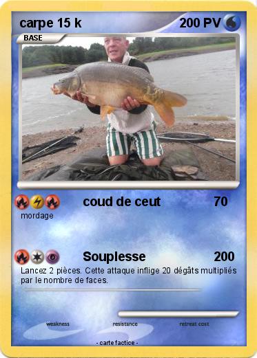 Pokemon carpe 15 k