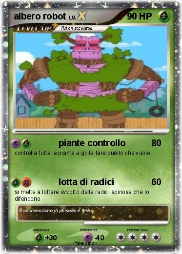 Pokemon albero robot