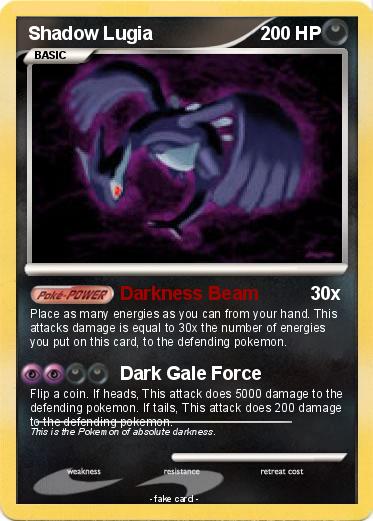 Pokemon Shadow Lugia