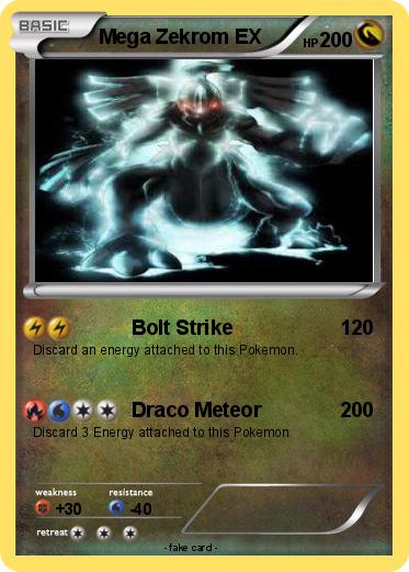 Pokemon Mega Zekrom EX
