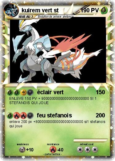 Pokemon kuirem vert st