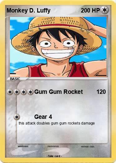 Pokemon Monkey D. Luffy