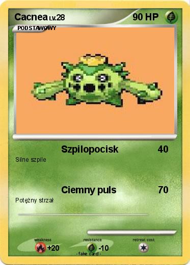 Pokemon Cacnea