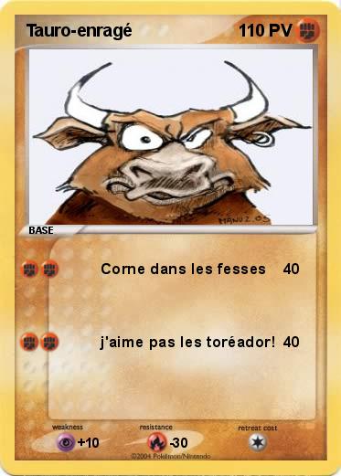 Pokemon Tauro-enragé