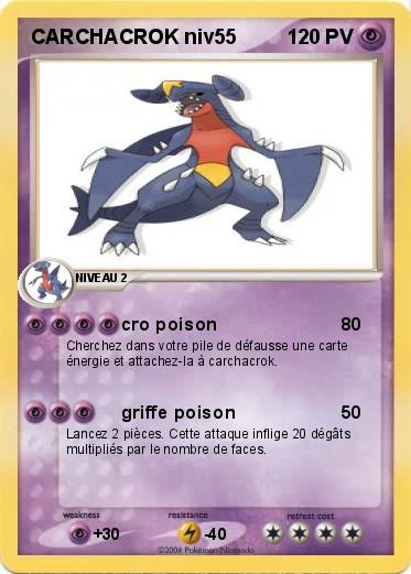 Pokemon CARCHACROK niv55