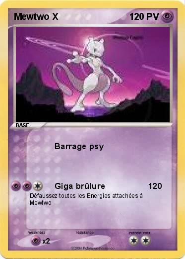 Pokemon Mewtwo X