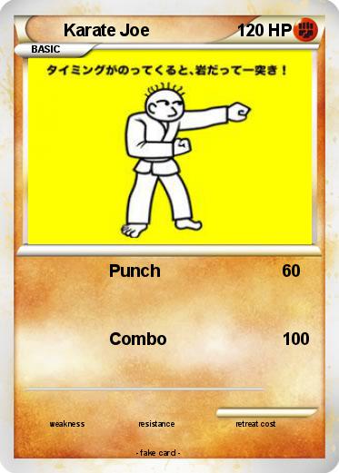 Pokemon Karate Joe