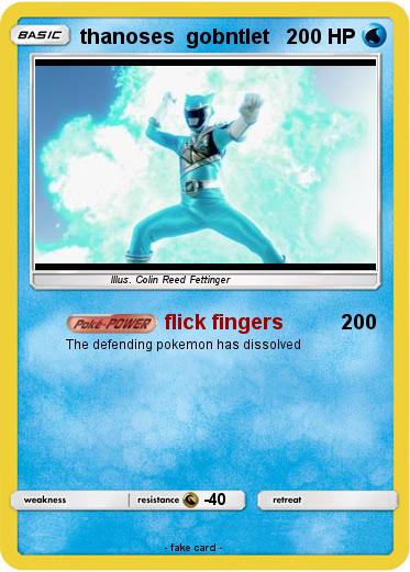 Pokemon thanoses  gobntlet