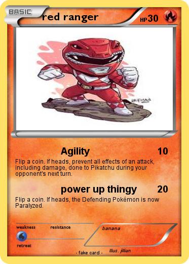 Pokemon red ranger