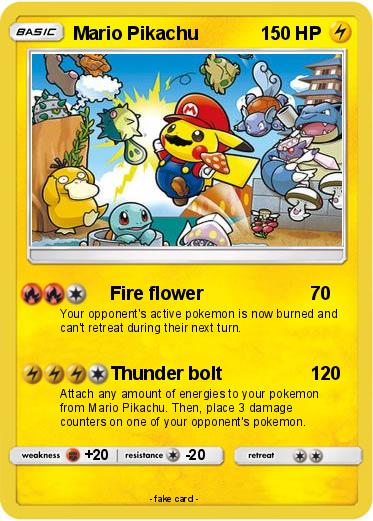 Pokemon Mario Pikachu