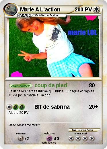 Pokemon Marie A L'action