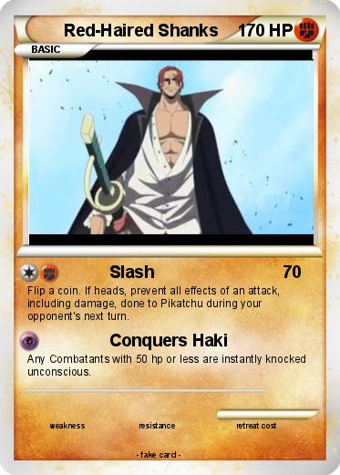 Pokemon Red-Haired Shanks