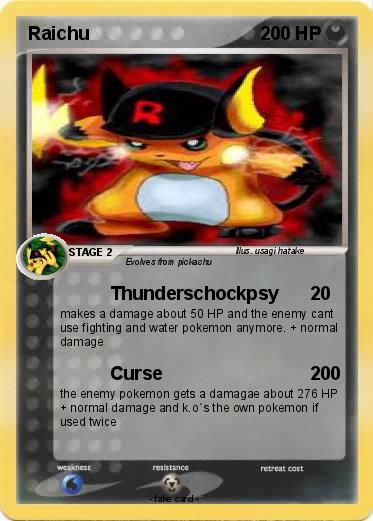 Pokemon Raichu