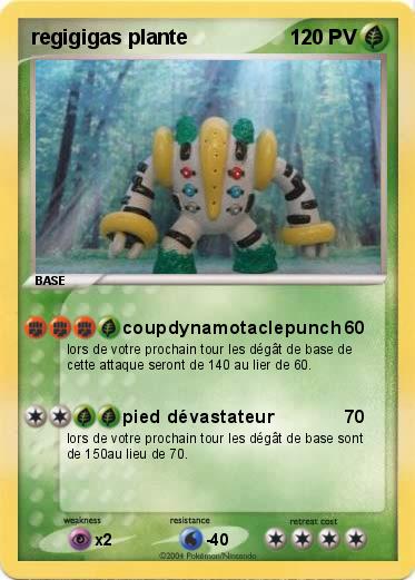 Pokemon regigigas plante