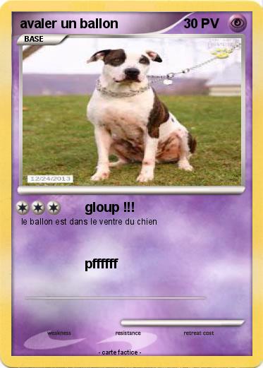 Pokemon avaler un ballon