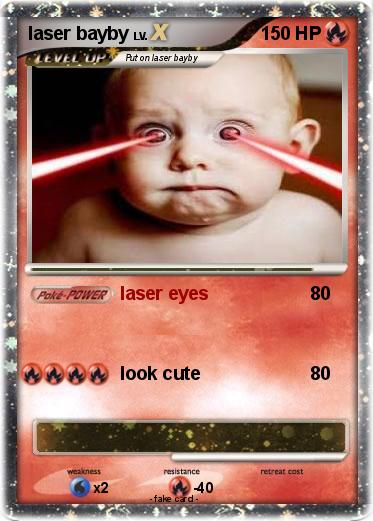 Pokemon laser bayby