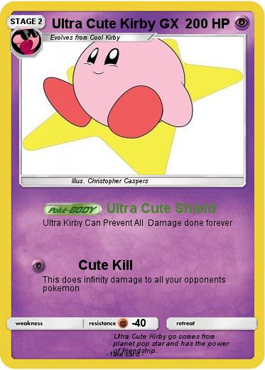 Pokemon Ultra Cute Kirby GX