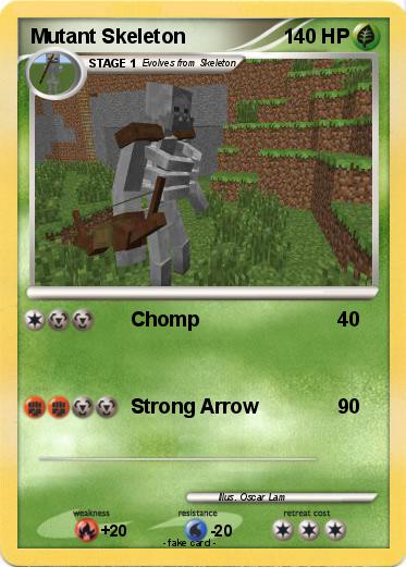 Pokemon Mutant Skeleton