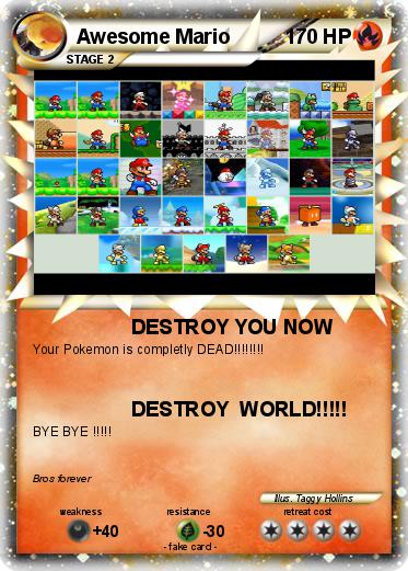 Pokemon Awesome Mario