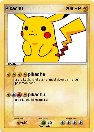 Pokemon Pikachu