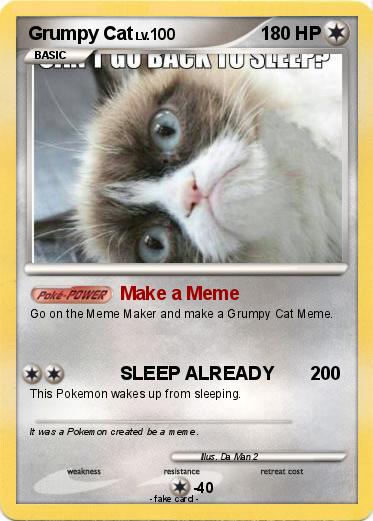 Pokemon Grumpy Cat