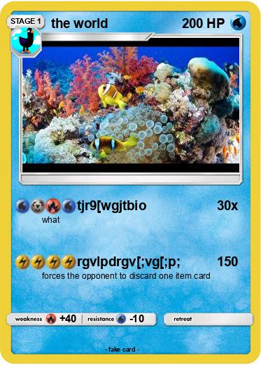 Pokemon the world