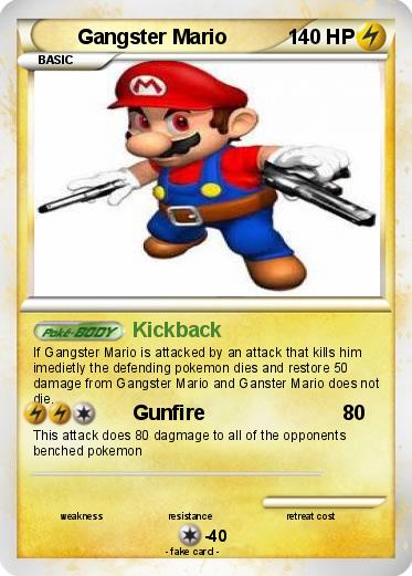 Pokemon Gangster Mario