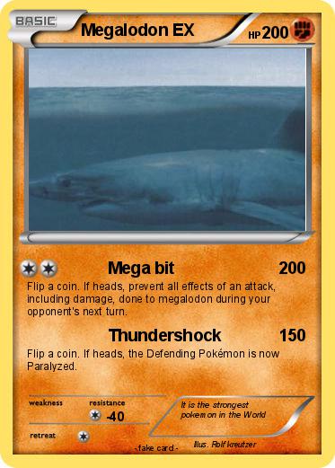 Pokemon Megalodon EX