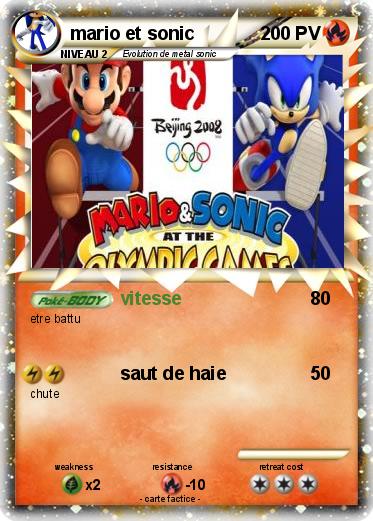 Pokemon mario et sonic