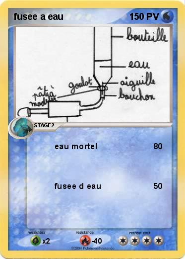 Pokemon fusee a eau