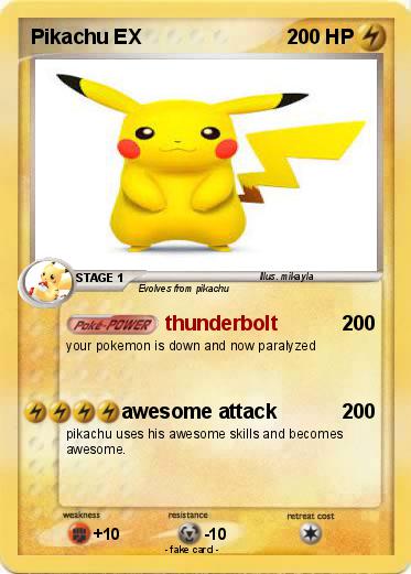 Pokemon Pikachu EX