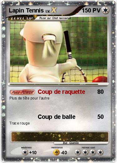 Pokemon Lapin Tennis