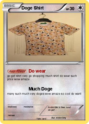 Pokemon Doge Shirt