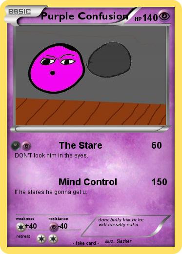 Pokemon Purple Confusion