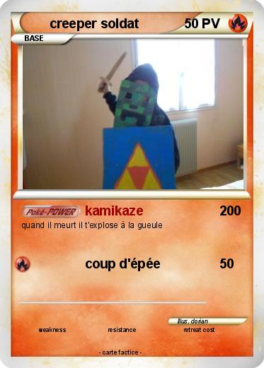 Pokemon creeper soldat