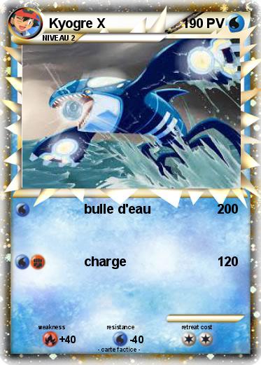 Pokemon Kyogre X