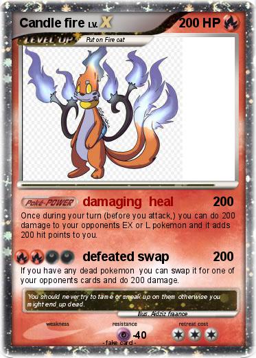 Pokemon Candle fire
