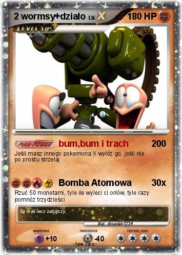 Pokemon 2 wormsy+działo