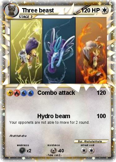 Pokemon Three beast