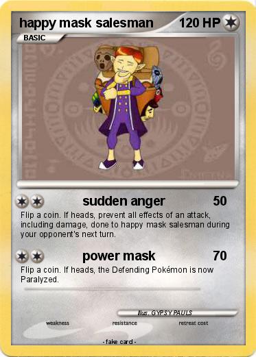 Pokemon happy mask salesman