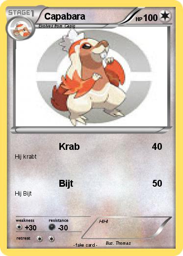 Pokemon Capabara
